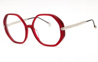 Philipp Plein VPP053S 09WA Shiny Transparent Red 56mm