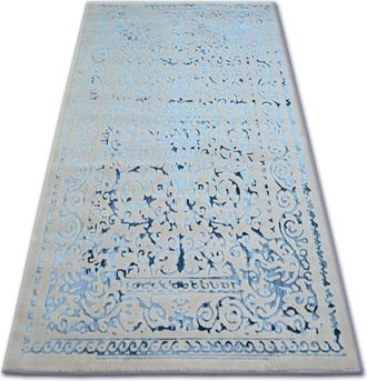 RugsX Rugsx - Alfombra Acr&iacute;lica Manyas 0916 Gris/azul Blue 240x350 Cm