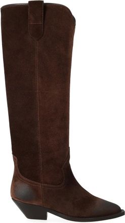 Via Roma 15 Schoenen, Dames, Bruin, 41 EU, Leer, Texaanse Laars