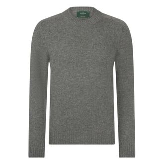 Gran Sasso Trui met ronde hals - Heren - Truien - Groen - Maat: 2XL Wol