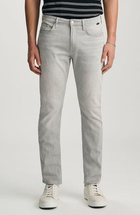 Mavi Marcus Slim Straight Leg Jeans in Ice Grey Feather Blu at Nordstrom, Size 36 X 32