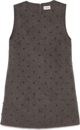 Parosh Bleak Stud Embellished Dress