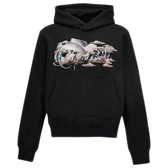 Amiri Pegasus Script Hoodie Zwart