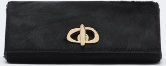 Amanu Studio Tanzania calf hair clutch