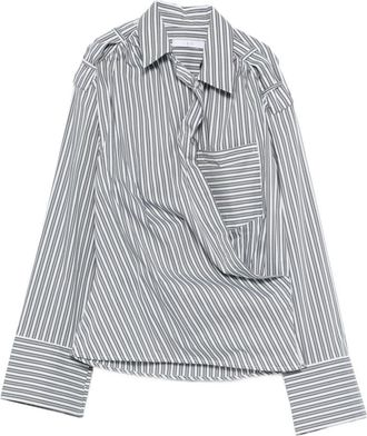 Iro Iro Womens Lace Striped Cotton Shirt