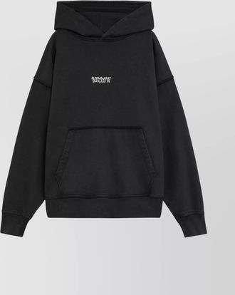 Barrow graphic print hoodie front pocket