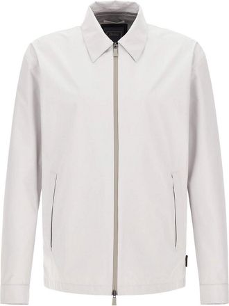 Herno Ice Grey Windbreaker Jacket