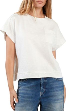 HINT OF BLU Cloud Cotton Slub Pocket T-Shirt in Star White at Nordstrom, Size X-Small
