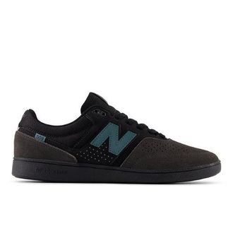 New Balance Hombre NB Numeric Brandon Westgate 508 en Negro/Verde, Gamuza/Malla, Talla 40.5