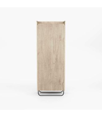 HERDASA Herdasa - Recibidor Zapatero 1 Puerta Modelo 525 Acabado Roble Claro. 133cm(alto) 50cm(ancho) 28cm(fondo)