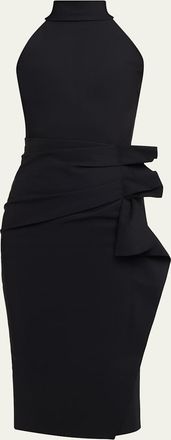 La Petite Robe Di Chiara Boni Sleeveless Halter Ruched Dress