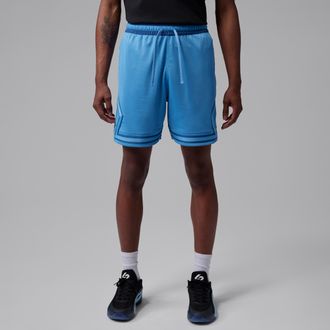 Nike Jordan Mens Jordan Sport Dri-FIT 7 Mesh Diamond Shorts in Blue | HF9910-484