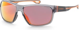 Carrera Mens 63mm Grey Orange Sunglasses CARRERA4018-S-M9L-63