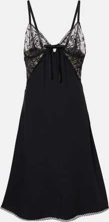 Alessandra Rich Satin slip dress