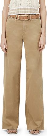 Rag & Bone Sofie High Waist Wide Leg Chino Pants in Khaki at Nordstrom Rack, Size 00