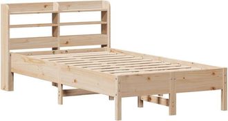 vidaXL Bed Frame without Mattress 75x190 cm Small Single Solid Wood Pine Vidaxl