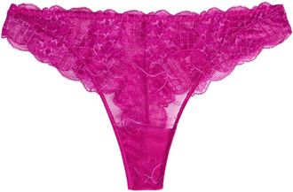 Simone Pérèle Simone PÉRÈLE Reve Lace Thong - Pink - 3 (UK 12 / M)