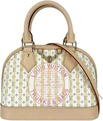Louis Vuitton Pre-owned Monogram Mini Bag - Dames - Vintage Mini Tas - Beige - ONE Size - Vintage