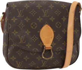 Louis Vuitton Saint Cloud Monogram Canvas Brown Canvas Handbag (Pre-Owned)