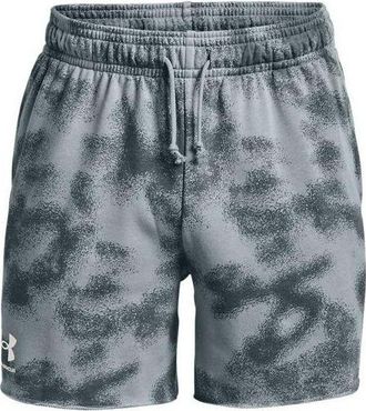 Under Armour Rival Terry 6inch Short Blue Grey 1377578-465
