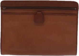 Burberry Pre-owned Cuoio clutches - - Pre-owned - Donna - Marrone - ONE SIZE