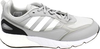adidas Boost 2.0 Technische Stof Leren Sneakers - Heren - Hardloopschoenen - Grijs - 42 EU - Fitness