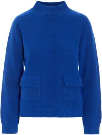 Bitte Kai Rand Elegante jersey de punto con bolsillos - Knitwear - Mujer - Azul - 2XL