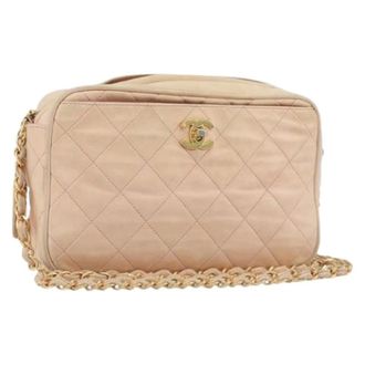 Chanel Pre-owned Vintage Shoulder Bag - Dames - Pre-owned - Roze - Maat: ONE Size Leer