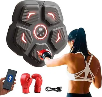 OEM M&aacute;quina De Boxeo M&aacute;quina De Boxeo Con M&uacute;sica, M&aacute;quina De Boxeo Con M&uacute;sica Electr&oacute;nica, Dispositivo De Entrenamiento De Boxeo De Pared De Pu, Almohadil