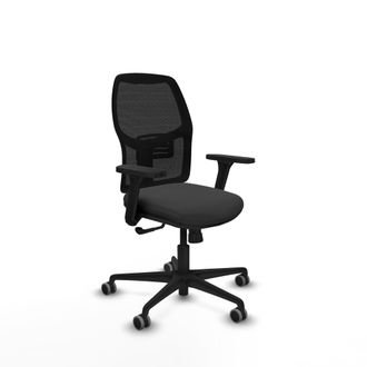 Piqueras y Crespo Silla Piqueras Y Crespo Alfera Negro Reposabrazos Ajustables Confort