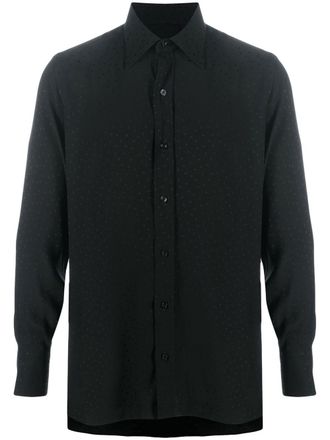 Tom Ford Camicia a pois - Nero
