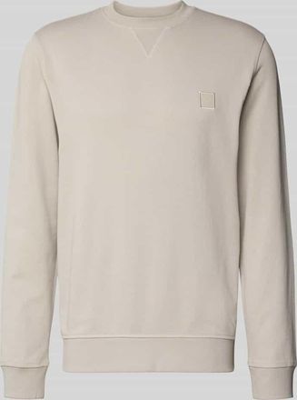 Boss Orange by Hugo Boss BOSS Orange Regular Fit Sweatshirt aus reiner Baumwolle Modell WESTART in Sand, Größe XXXL