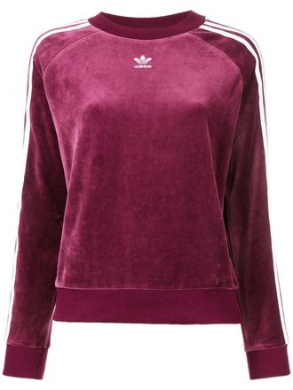 adidas sweater met drie strepen - Rood
