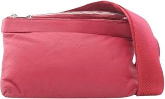 Bottega Veneta Pre-owned Belt Bags, female, Red, Size: ONE SIZE Pre-owned Leather Belt Bag