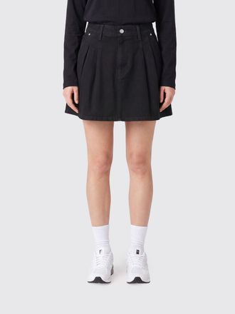 Carhartt Work in Progress Houndstooth Pattern Organic Denim Mini Skirt