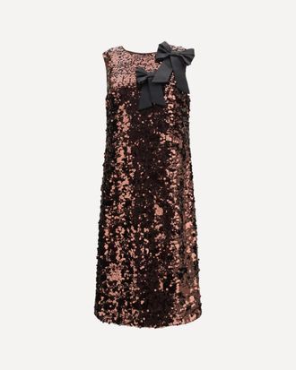 Ganni Midi Dress with sequins Female 38