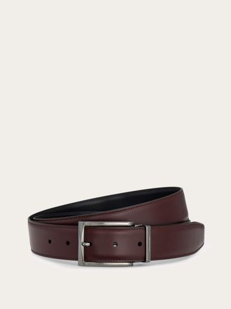 Ferragamo Men Reversible and adjustable belt Brown