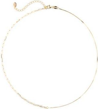 Argento Vivo Paper Clip & Snake Chain Necklace in Gold at Nordstrom Rack