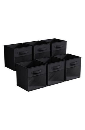 Sorbus 6-Pack Window Storage Cubes in Black at Nordstrom Rack