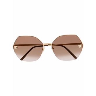 Cartier Sunglasses, female, Yellow, Size: 62 MM Panth&egrave;re Sunglasses