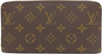 Louis Vuitton Gold Monogram Monogram Canvas Long Wallet (Bi-Fold) (Pre-Owned)