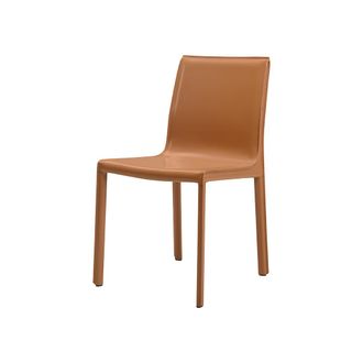 Unico Milano Set of 2 LUSAKA chairs, light brown