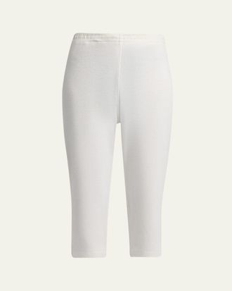 The Row Coleta Cashmere Knit Capri Pants