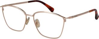 Max Mara Accessoires, Dames, Geel, ONE Size, Rose Gold Vrouwen Optische Monturen