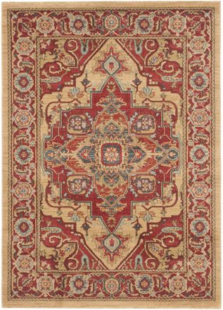 Safavieh Alfombra rojo/beige 122 x 170 cm