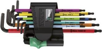 Wera Juego De Llaves Torx L Wera Negro Acero 9 Piezas