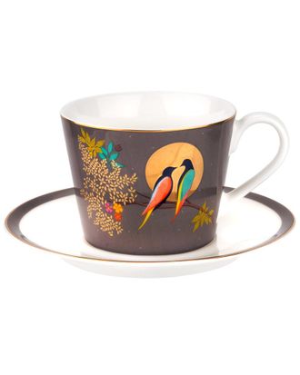 Portmeirion Sara Miller For Portmeirion Chelsea Collection Tea Cup & Saucer