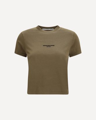 Alexander Wang Short-sleeve T-shirt with central logo print Female S