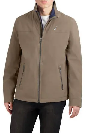 Nautica Lightweight Stretch Water Resistant Golf Jacket in Taupe at Nordstrom Rack, Size X-Large