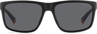 Polaroid PLD 2149/S 8LZ/M9 Mens Sunglasses Black Size 57